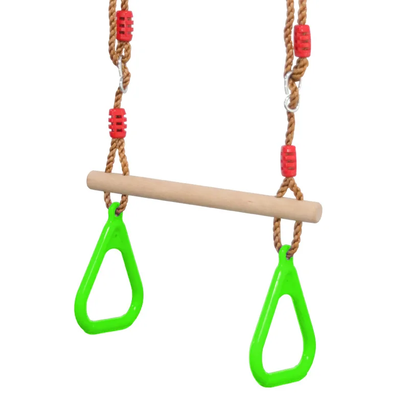 Kit De Jeu Jungle Pour Enfants - Balançoire, échelle Et Anneaux De Gymnastique - Intérieur Et Extérieur
