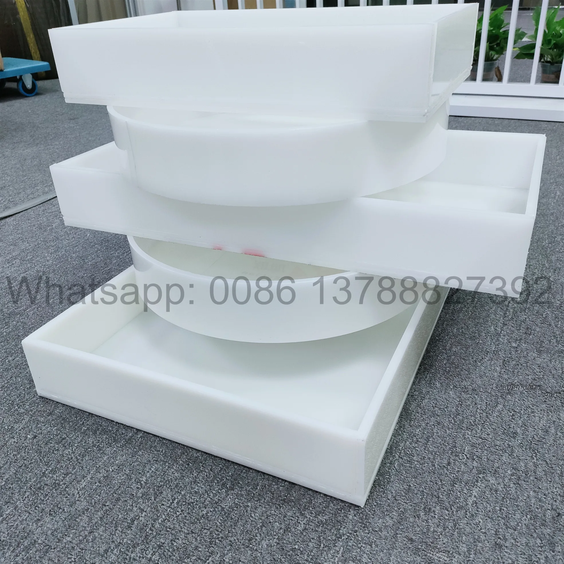 Molde de mesa de epoxi de PVC reutilizable, Molde para resina, Forma de resina  epoxi, Molde