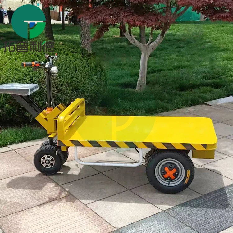 Hot Sale Platform 1600 Kg Transport Power Trolley Electric Garden Cart