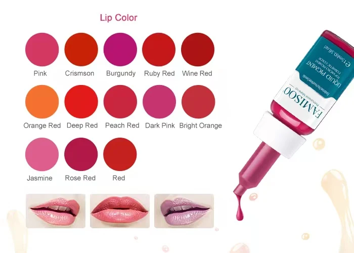 Famisoo Custom Tatoo Ink Permanent Makeup Pigment Semi Phibrows  Liquid Micro Pigments