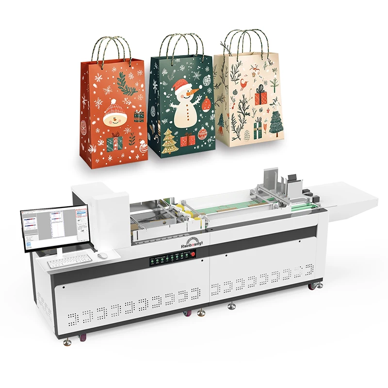 One Pass Printing Machine for Gift Box Packing Bag and Carton Printing with High Precision and Color Accuracy