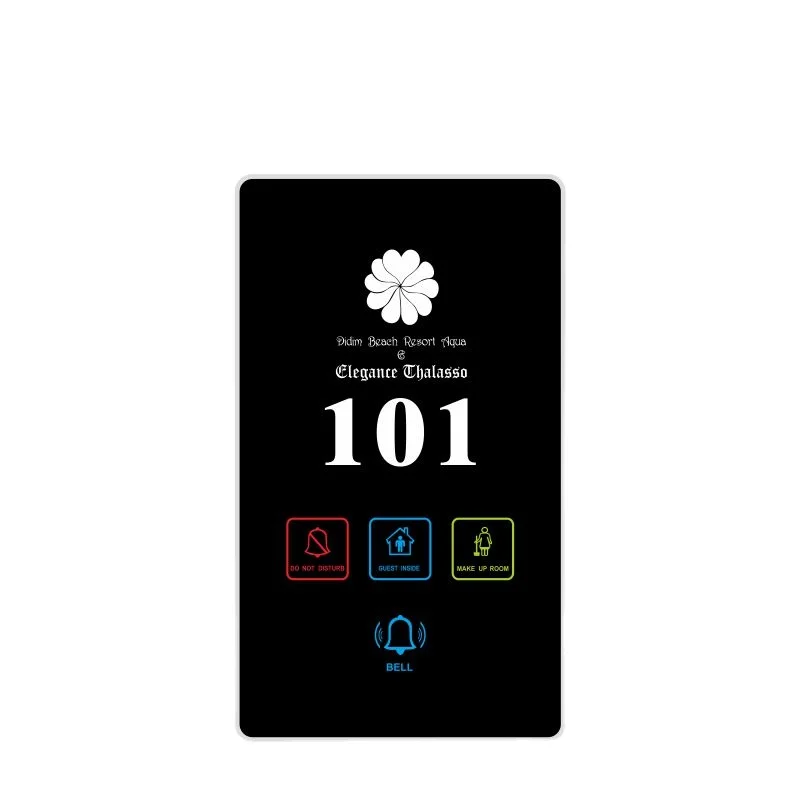 ABLE Hotel Control System Customized Smart Hotel Room Display Panel with DND Doorbell System