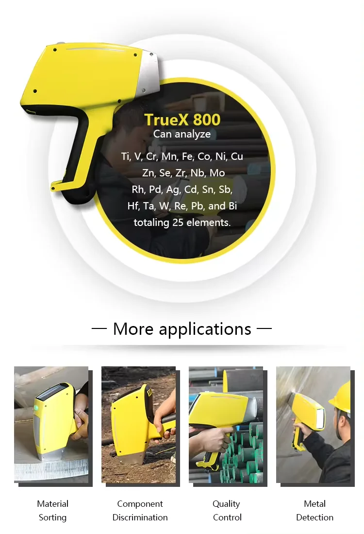TureX 800 Portable metal alloy analysis spectrometer analyzers