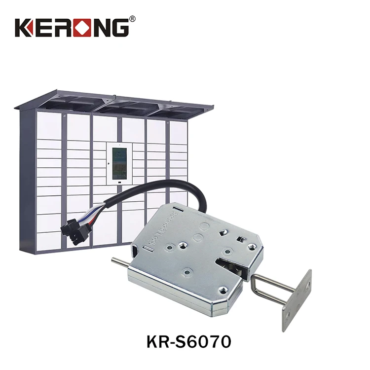 KERONG Durable Steel Electric Cabinet Lock Hidden Centralized Control Anti-Theft Rotary Latch Door Magnetic Lock Parcel Locker