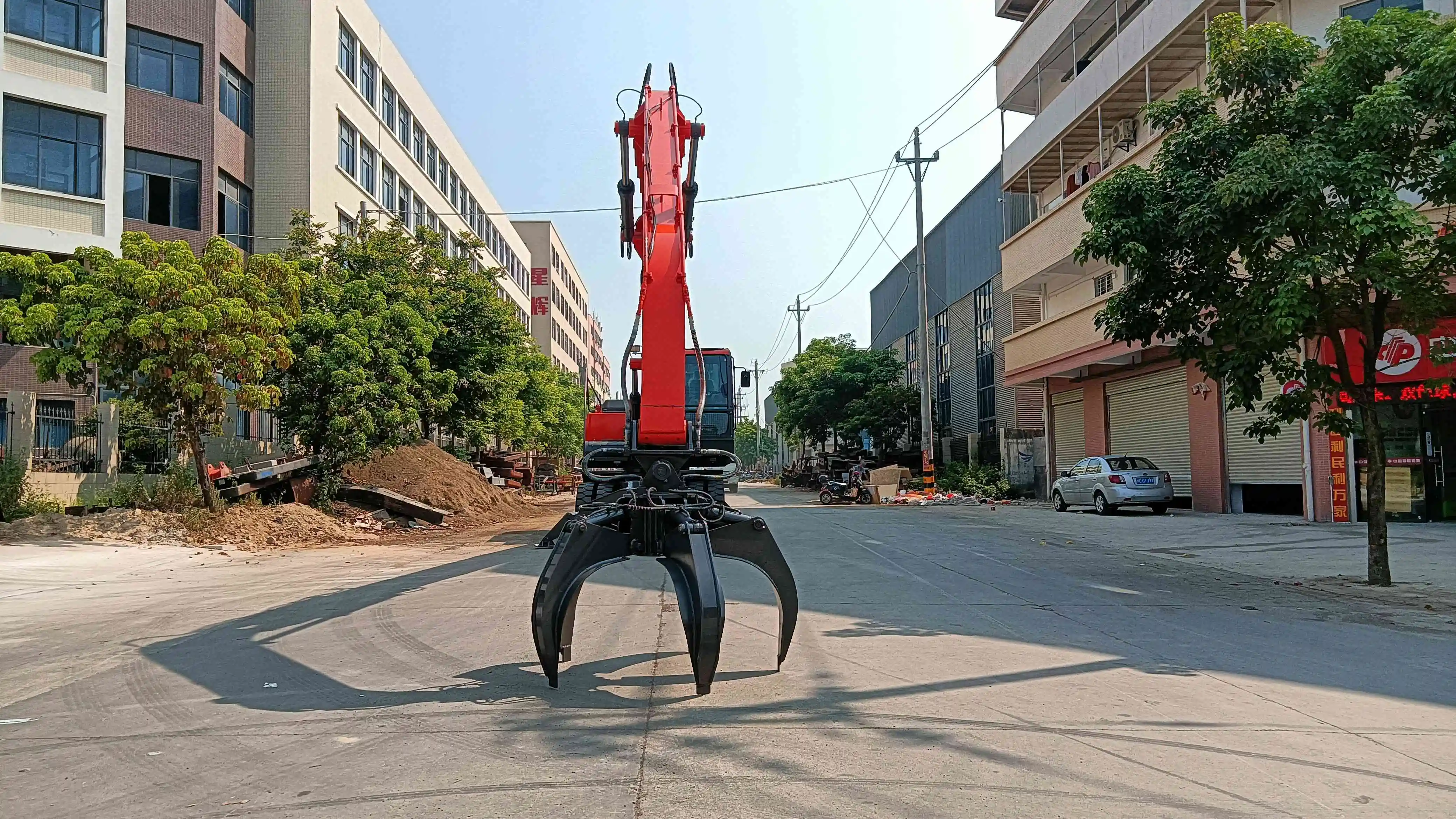Movable JG Scrap Material Handling Cranes Scrap Heap Crane Handling Excavator Handler Machinery