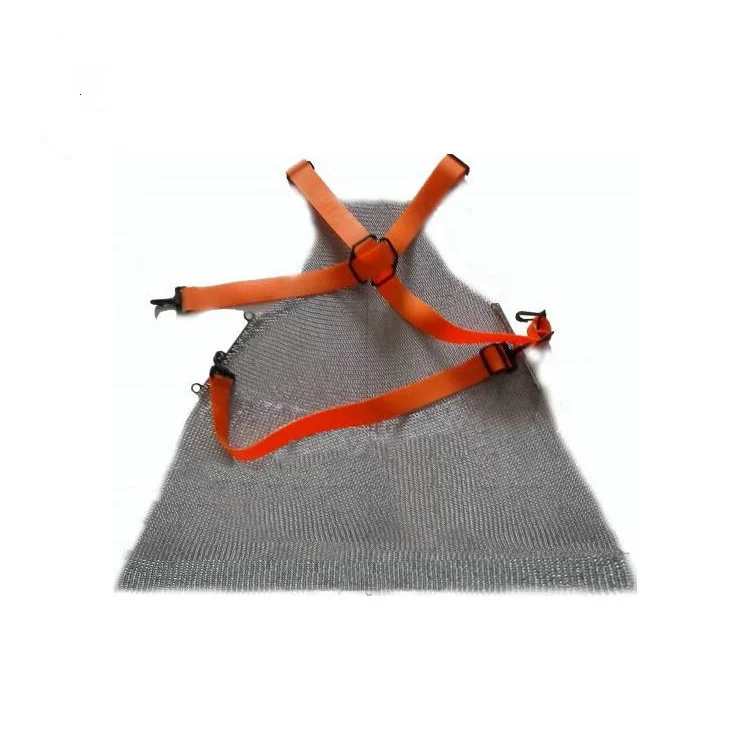 High Quality Cut-Resistant Chainmail Apron Anti-Cutting Protective Vest for Butchers Stainless Steel Ring Safety Clothing