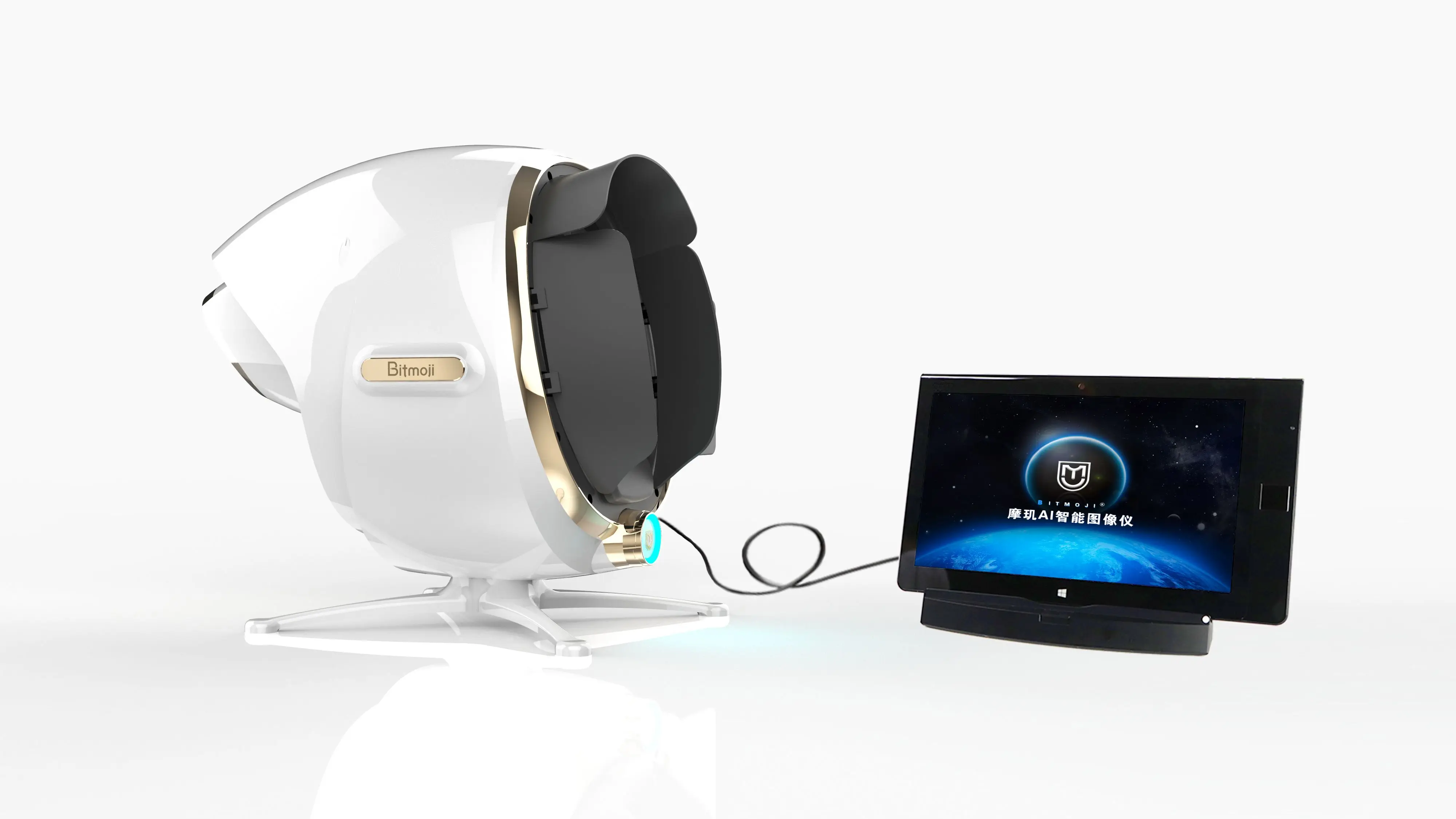 Skin Scope Analyzer with Tablet Skin Analysis Machine 3D Magic Mirror Skin Analyzers