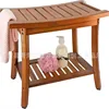 Taburete de baño de teca: 50.8*35.5*45.7cm