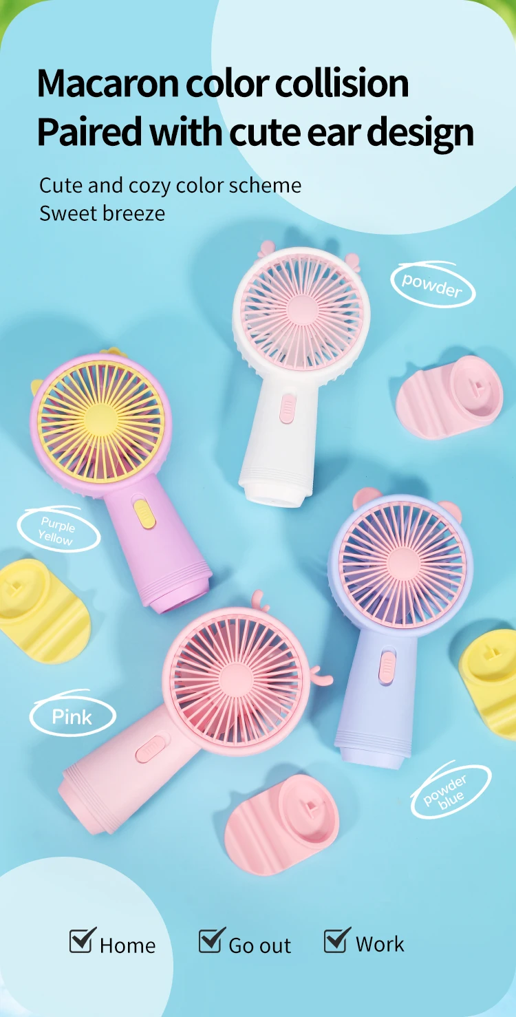Usb Portable Mini Fan Rechargeable Fan Handheld Fan