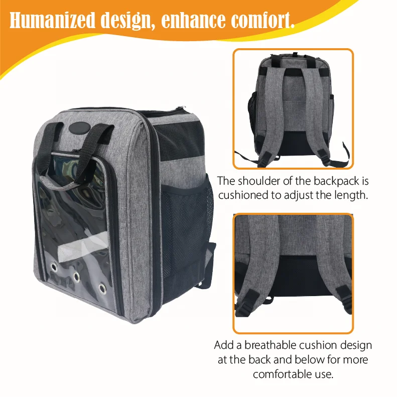 Luxury Designer Foldable Breathable Cat Dog Pet Carriers Bags Travel
