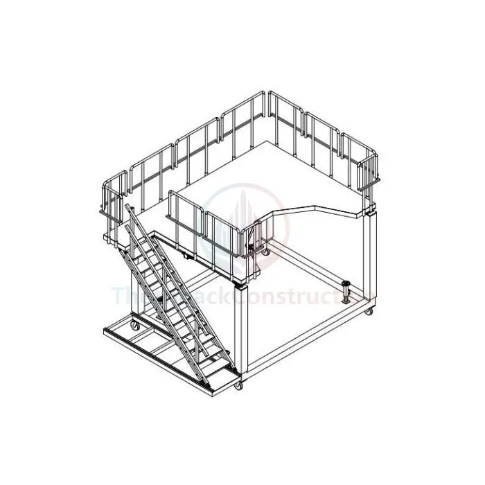 Portable Aft Cargo Ladder for Safe and Easy Access During Aircraft Maintenance for Outdoor and Workshop Use 7