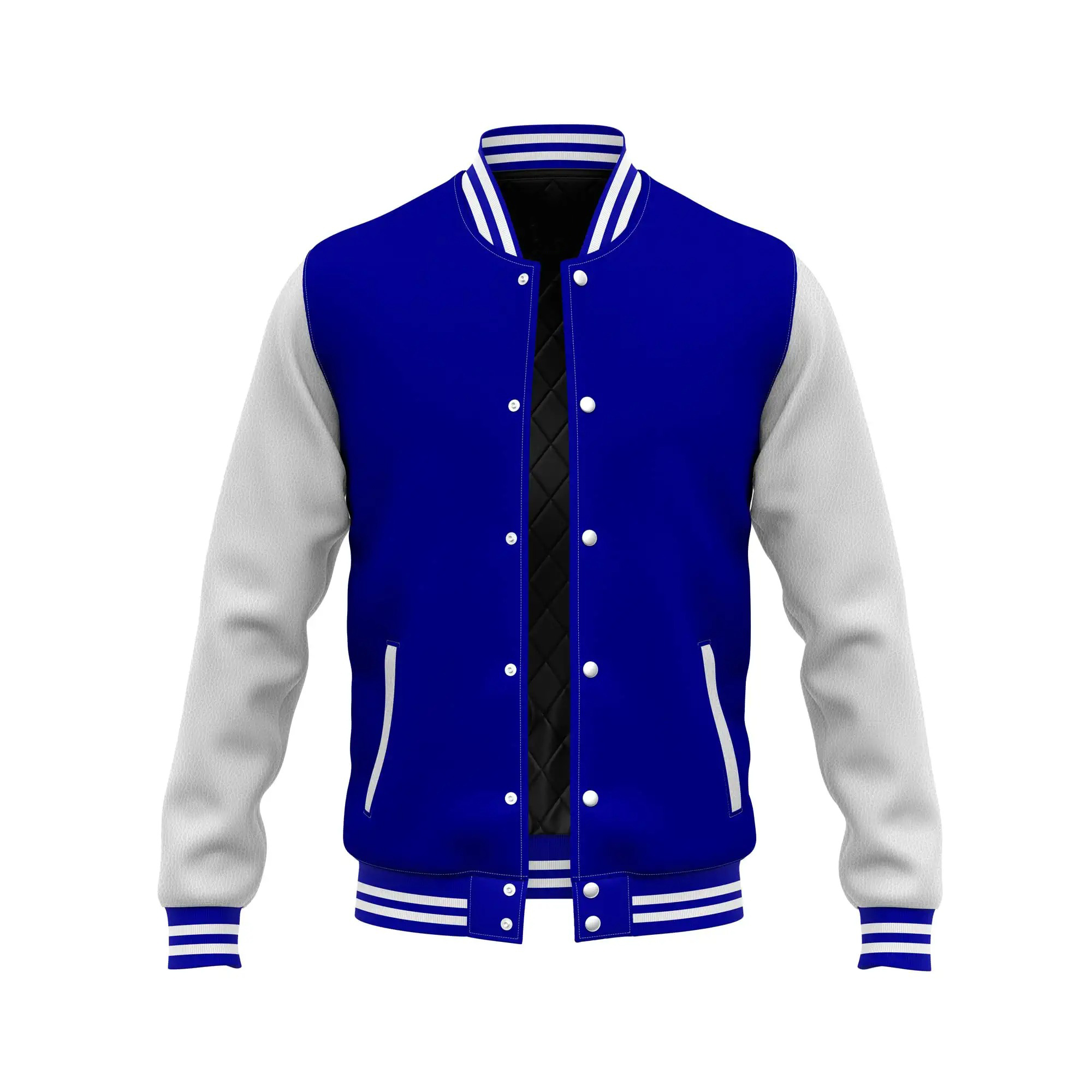 Varsity Baseball Letterman Wool and Leather Premium Quality Unisex Basketball Jacket mens_voghion.com