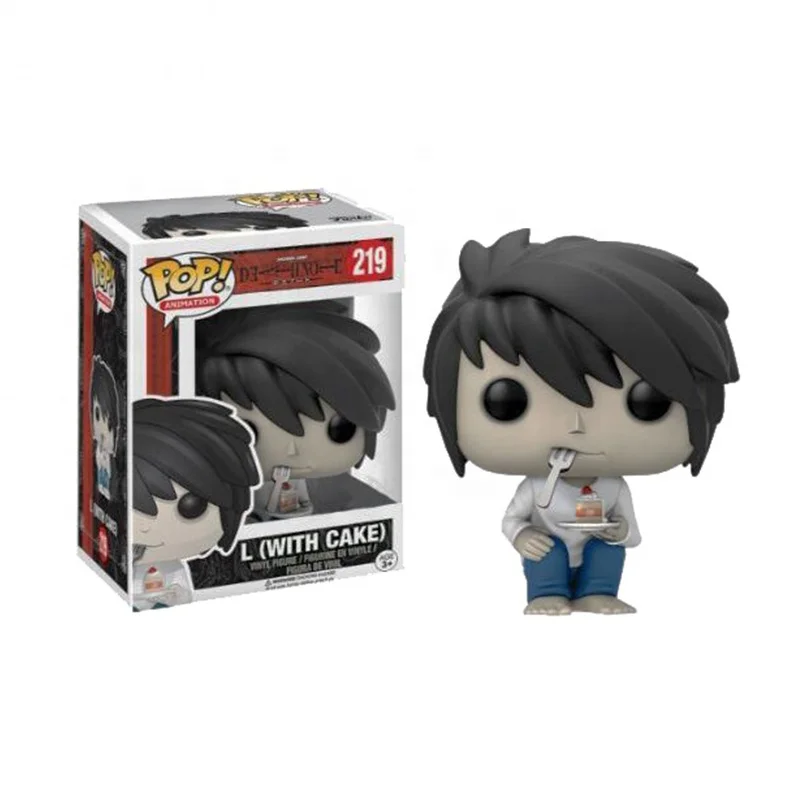 Funko Pop Death Note 219# L With Cake Animation Action Figure Vinyl  Figurine Collection Model Toys Cute Doll Gift - Buy Death Note L,Funko  Pop,Death Note Product on 