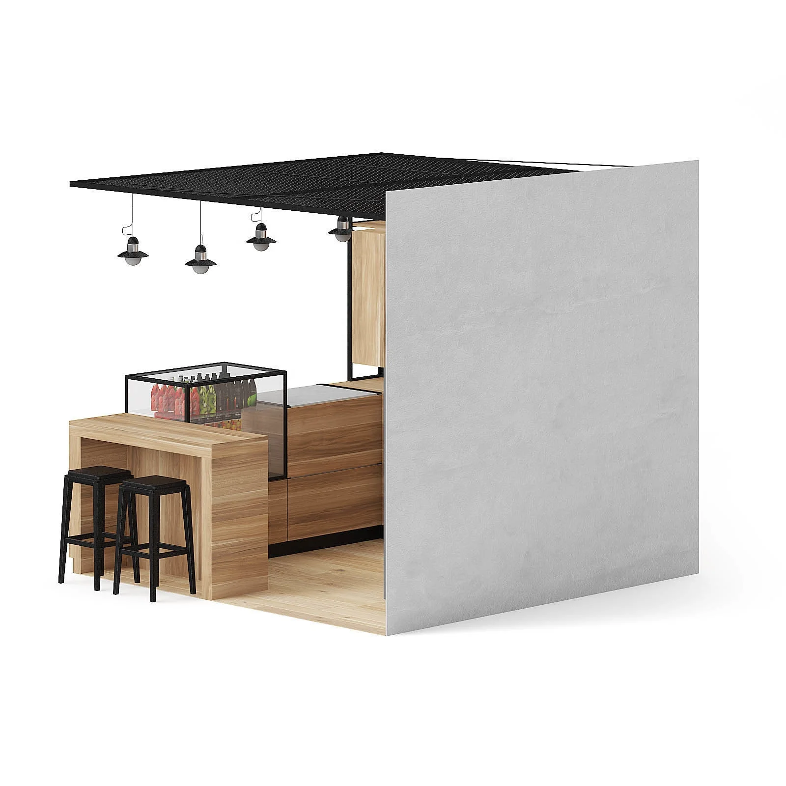 New Design Mall Fast Food Kiosk for Fruit Juice Kiosk Bar Ideas Modern Bubble Tea Smoothies Kiosk Design
