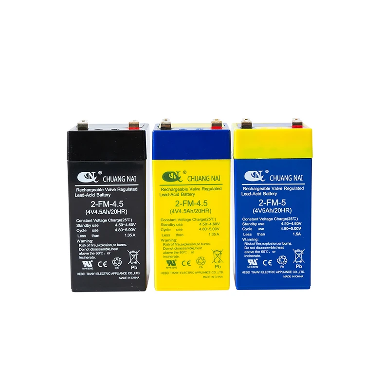 High Rate Series Lead-acid Battery 4v 4.5ah 20hr Picture Deep Cycle Gel ...