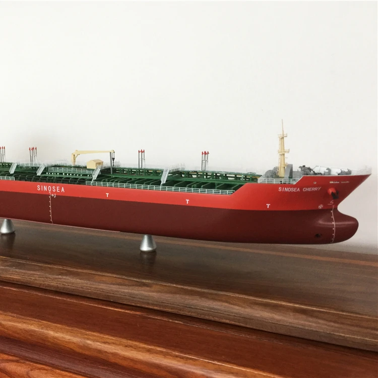 70cm SINOSEA CHERRY shipping line Oil Tanker ship Model Chemical ship Model Elefsis Shipyards O.A.S shipmodel