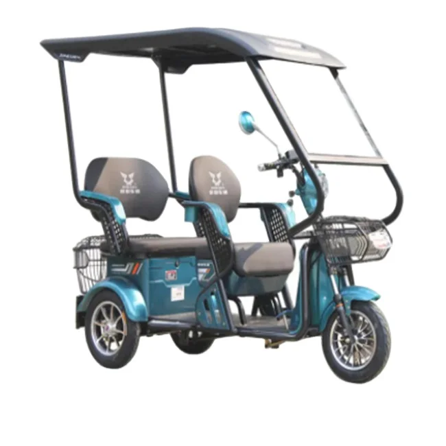 Open Type Tuk Tuk for Sale Solar E-rickshaw Passenger Transportation Electric Tricycle in Pakistan Bajaj Auto 3 Wheel Taxi Price