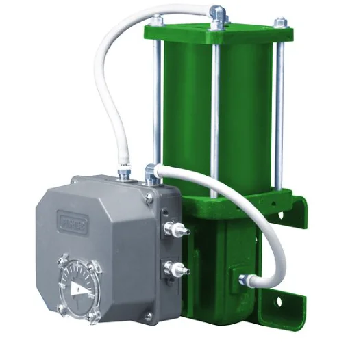 Chinese Control Valve with Fisher 3710 Valve Positioner and Fisher 667/657 Valve Actuator