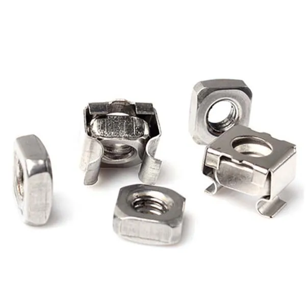 Wholesale M6 M4 M8 M10 Cage Nuts Carbon Steel Stainless Steel Galvanized Square Lock Cage Nuts