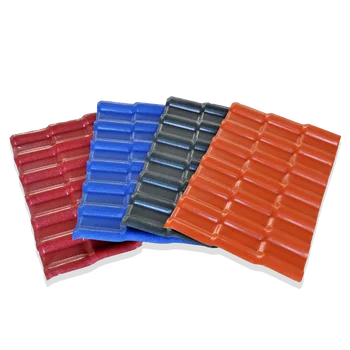 Manufactory Fire proof PVC Roofing Sheet Corrugated Heat Insulated Asa Synthetic Resin Roof Tile Roofing