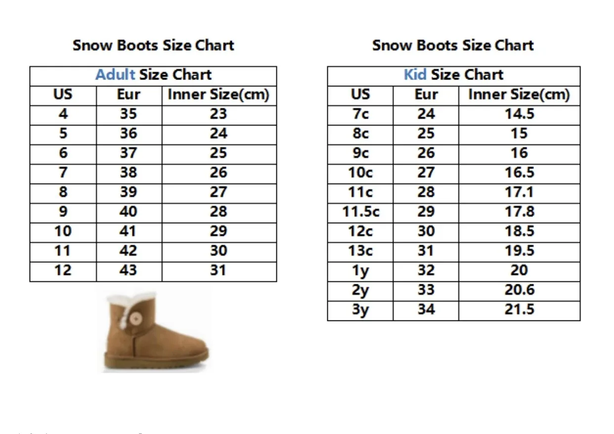 2023 High Quality Uggss Snow Boots For Sale Women's Stylish Casual Snow