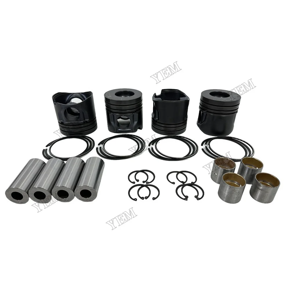 Cylinder Piston Kit With Ring Compatible for Yuchai YC4D130 Engine Parts China Supplier 4