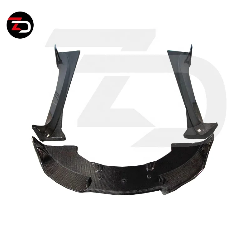 New Arrival Carbon Fiber Material Front Bumper Lip Side Skirts