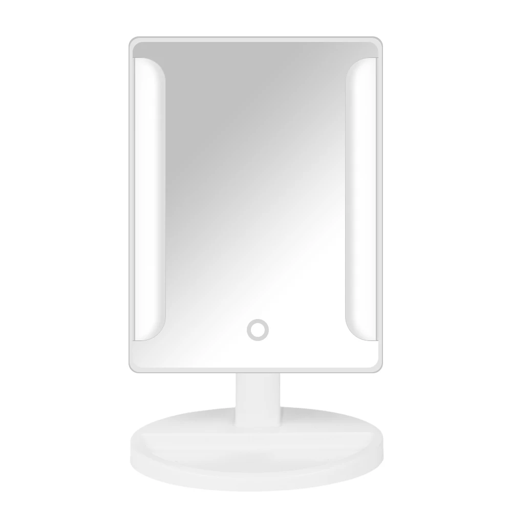 Vanity Makeup Mirror With Led Light,Portable Desktop Lighted Mirror