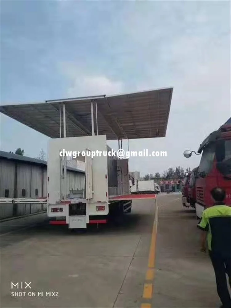 Advertising Outside Broadcast Vehicle 4x2 Mobile Stage Truck for Sale