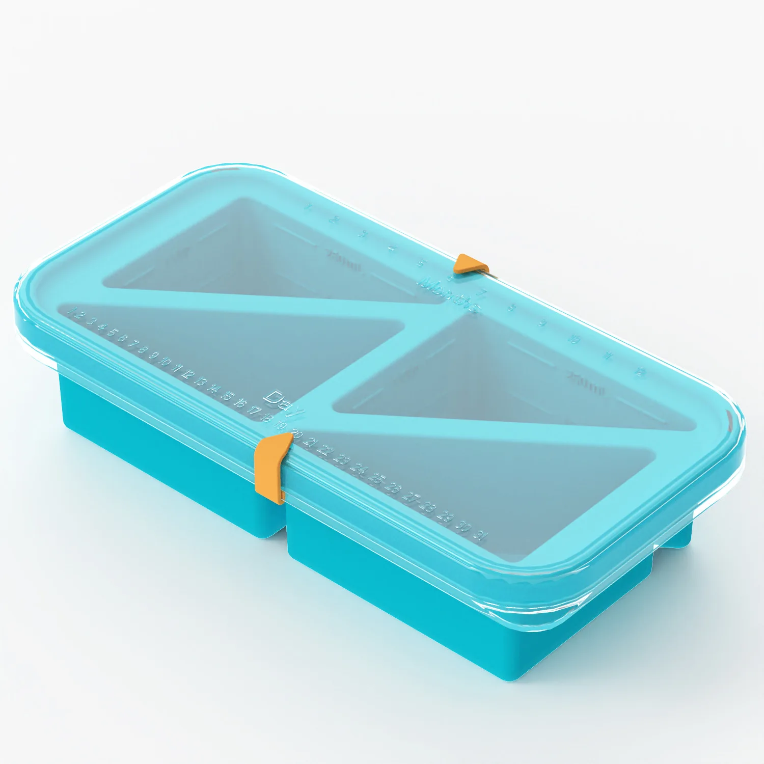 Cup Silicone Freezing Tray with Lid Soup Freezer Molds Container  Freeze&Store Broth Sauce Leftovers Makes Fresh Food Storage Box - AliExpress
