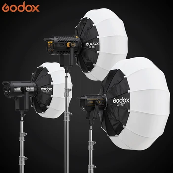 Godox CS-50T 50cm Lantern Quick-install Portable Round Shape Softbox Light for Bowens Mount Studio Flash Live LED Light detail image