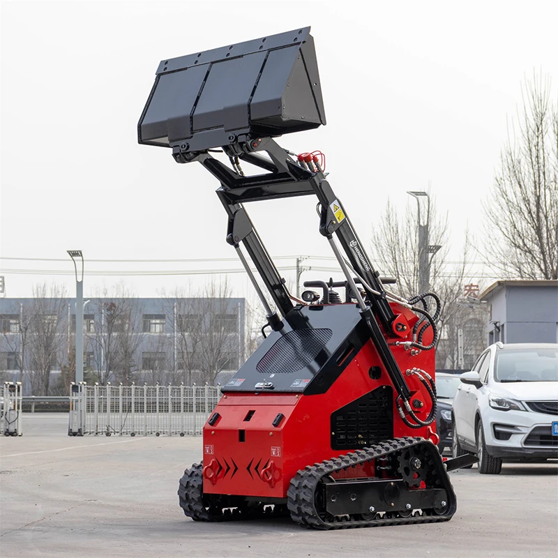 HS-380T Track Skid Steer Loader 890kg Operating Weight 0.15m³ Bucket 16KW/17KW KOOP/BAILITONG Optional EPA/CE Available