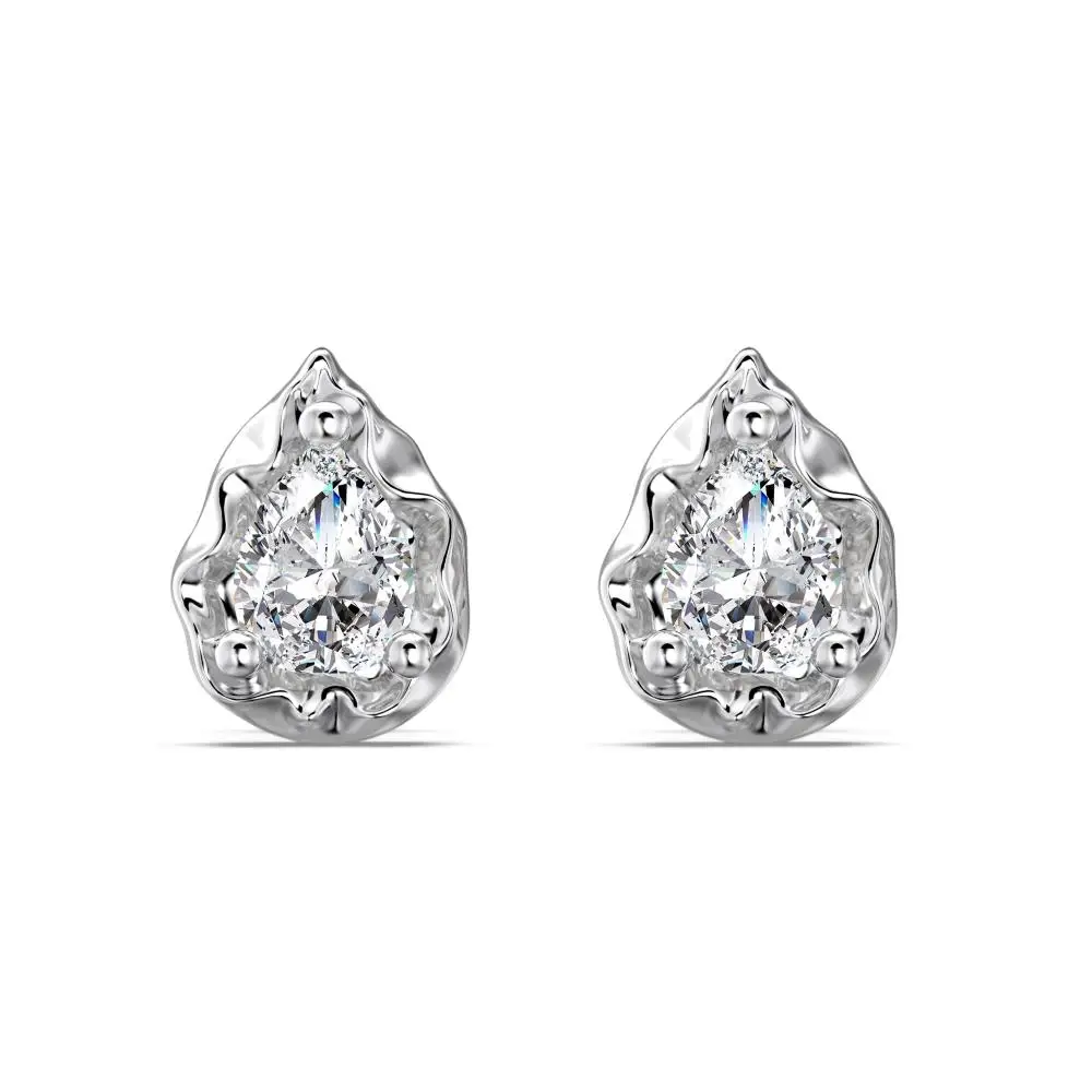 KAKODIY Stock Luxury Jewelry Stud Earrings Sterling Silver 925 Sterling Silver 5A Cubic Zirconia Drop Stud Earrings detail 1