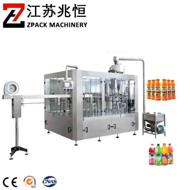 8000BPH Automatic Juice Hot Fill mango Juice Packaging Machine Fruit Juice Filling Machine