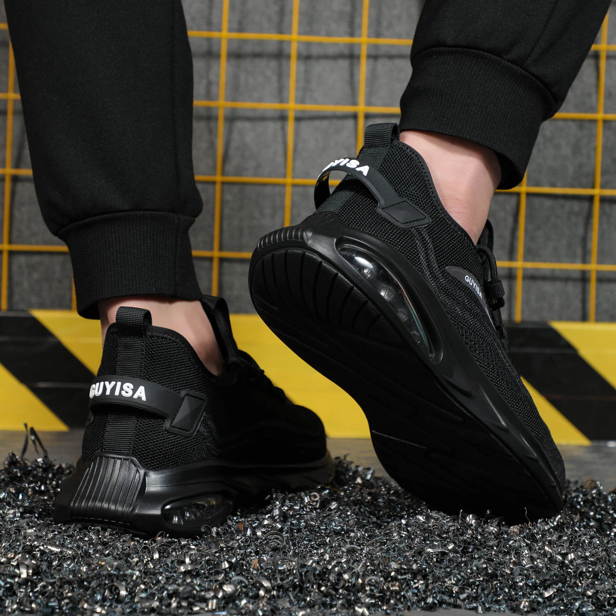 Columbia Steel Toe Safety Shoes with Soft PU Sole - Main Image