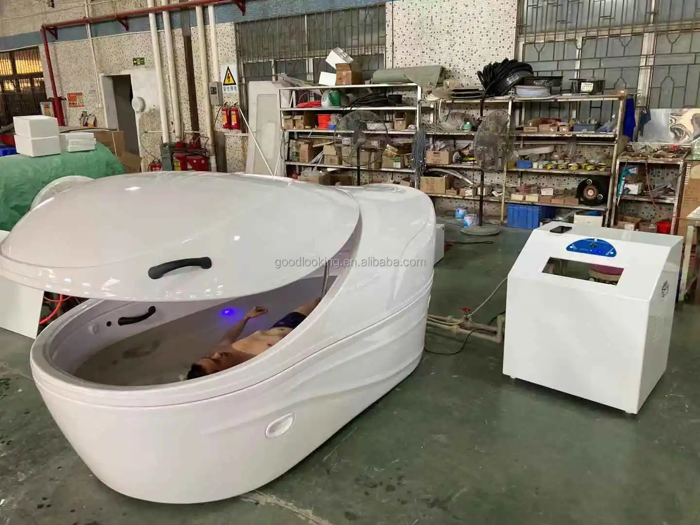 Large Salt Water Floatation Therapy Tank Swim Floating Massage Spa Body Reducing Stress Sensory 0727