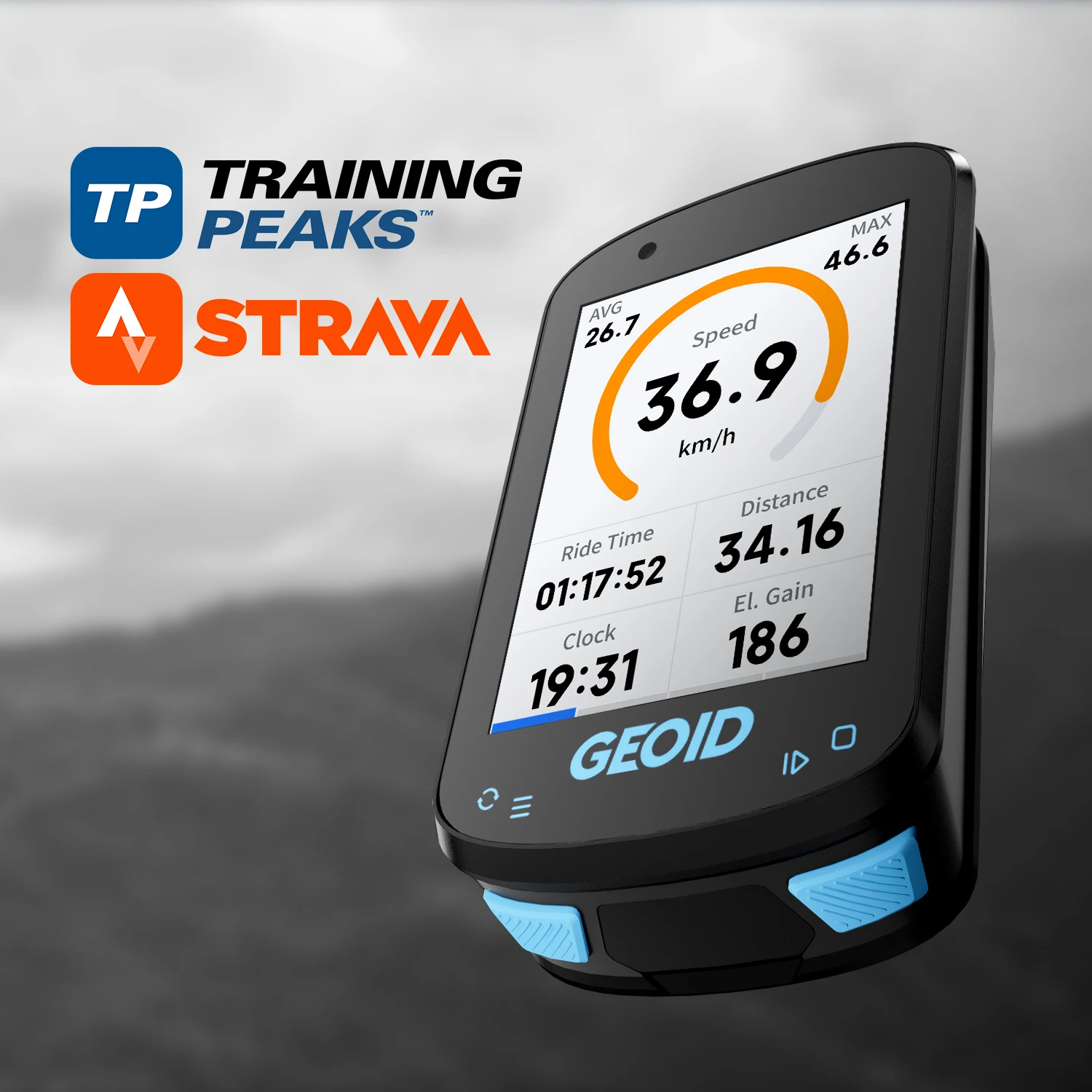 Geoid CC600 Colorful GPS Bike Computer Smart Navigation Waterproof Wireless Computer Speedometer Support ANT Data Bike Odometer
