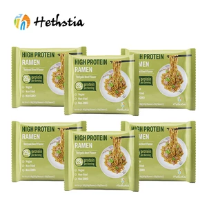 High Protein Ramen Teriyaki Beef Flavor 29g Plant Based Vegan Noodles Non Fried Instant Meal Ramen