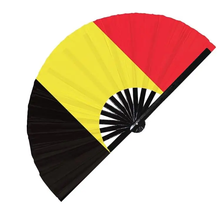 Iraq Soccer Tournament Hand Fan Decorative Folding Fan For Fans_voghion.com