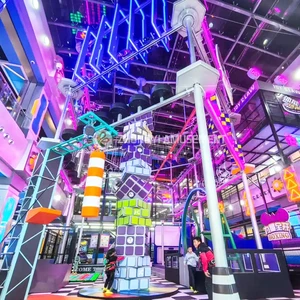 One-Stop Manufacturer Indoor Multi-Level Rope Adventure Park Course with Soft Play & Adventure Zones by Zhongyi Amusement