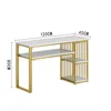 [Table double en marbre] 120 cm de long