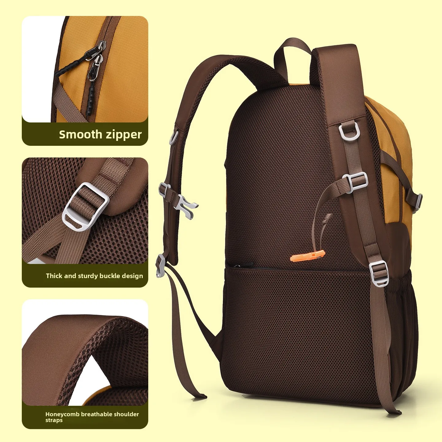 20-35L Waterproof Hiking Backpack Lightweight Outdoor Camping Mountaineering Backpack - detail 4