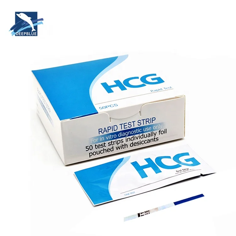 DEEPBLUE Medical Diagnostic Rapid Kit Pregnancy Test Most Accurate HCG Pregnancy Urine Test Strip With CE