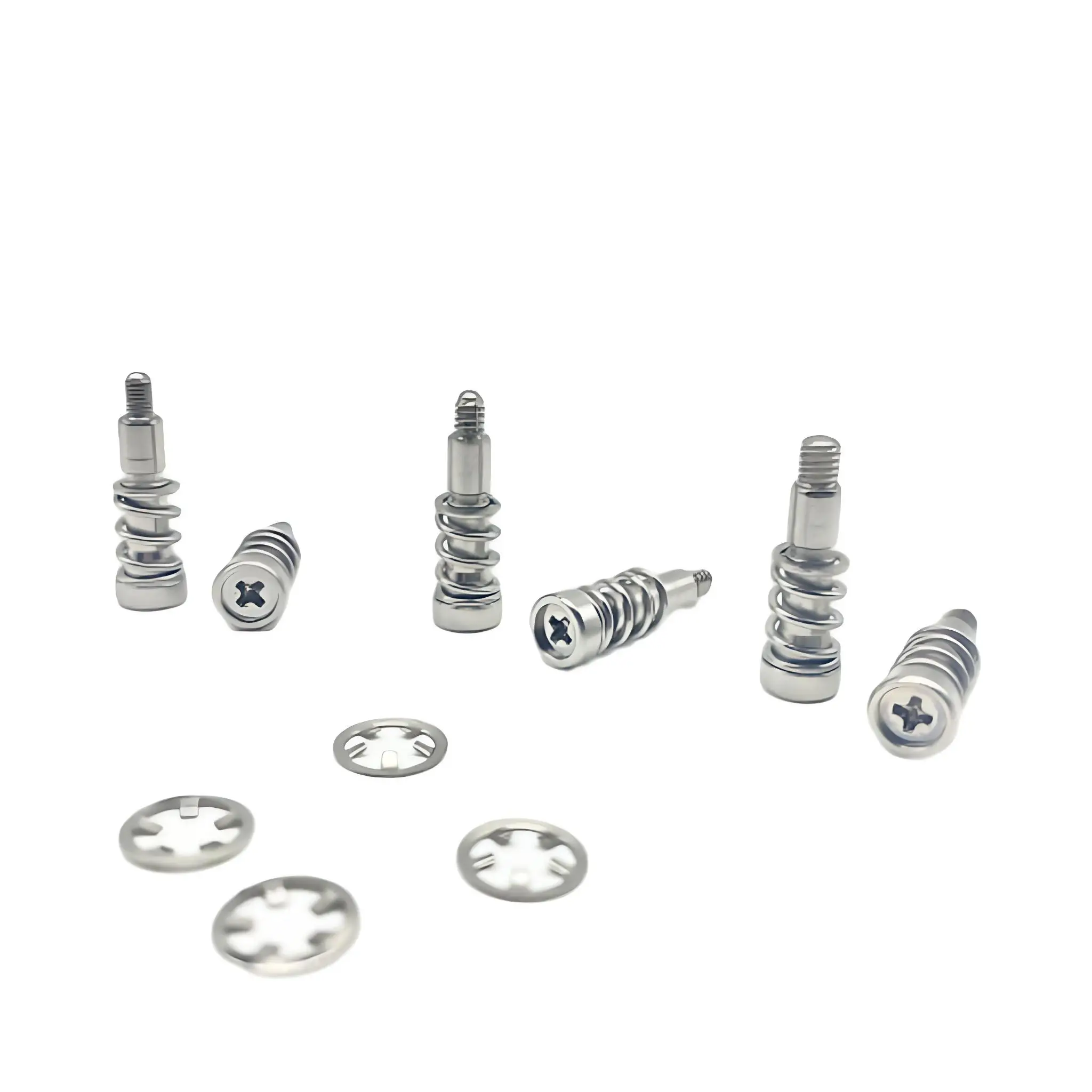 Customized Reduce Labor Costs 500%  Heat Sink Cpu Fan  Cooling Spring Loaded M3 case Radiator Laptop CPU Spring Screw