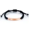 1014-modelo de mujer brillante chapado en oro rosa