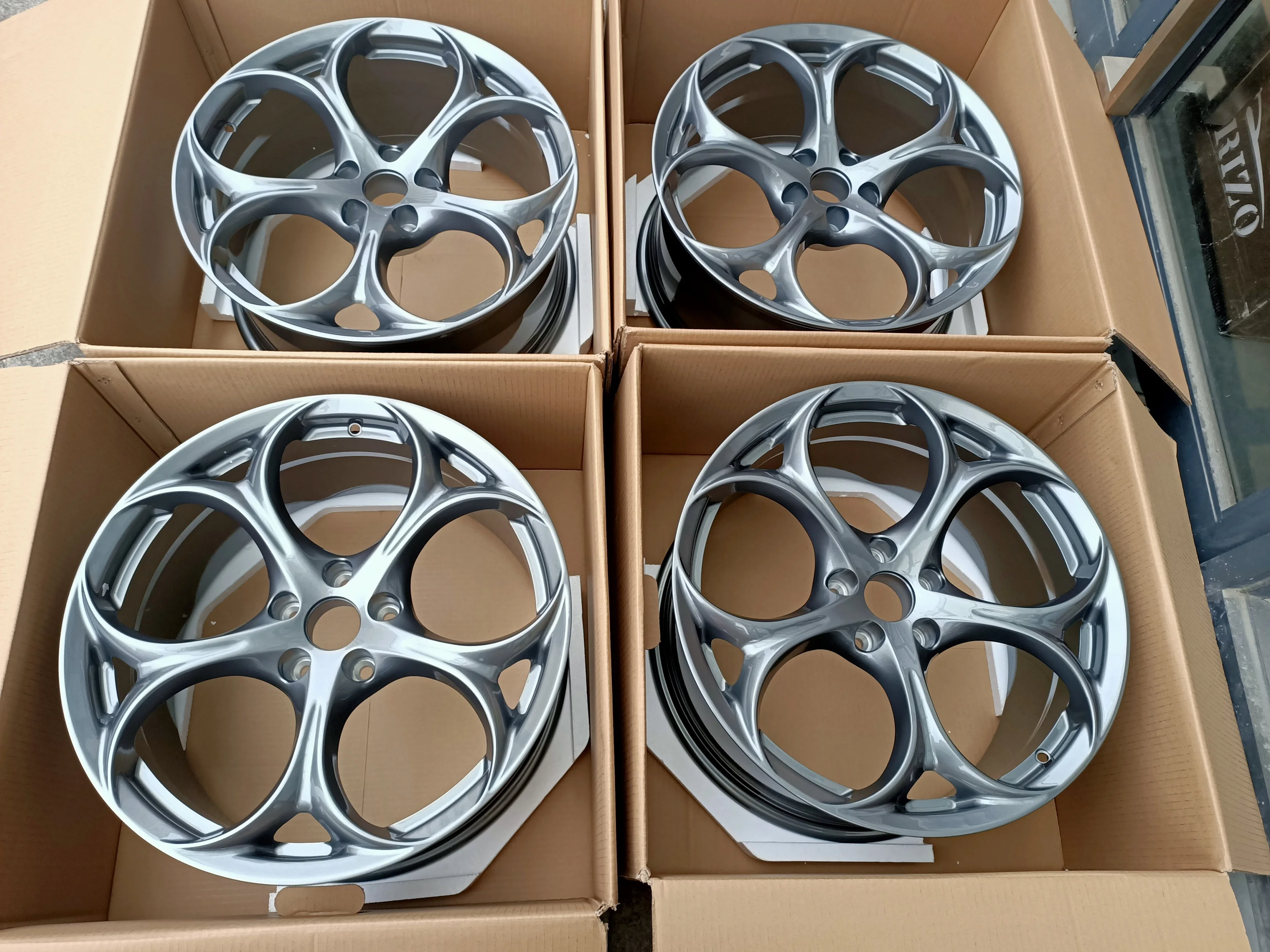 WHEELSHOME F9701 Classic ALPINA Design Staggered 20/21inch 5x112/5x120 ...