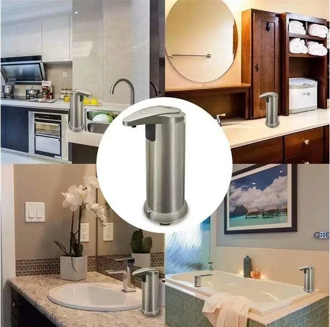Factory wholesale desktop style automatic soap shower washing detergent gel liquid dispenser for home usage