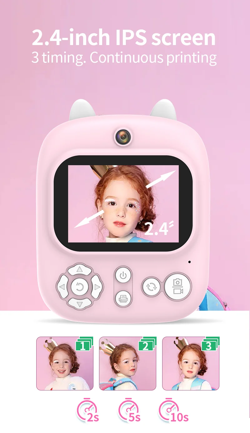 Kids Instant Print Camera P2 Fun and Creativity