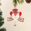Red Santa Claus Label