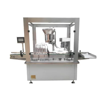 Automatic 50ml-500ml liquid bottle filling capping and labeling machine syrup filling machine plastic bottle filling machine